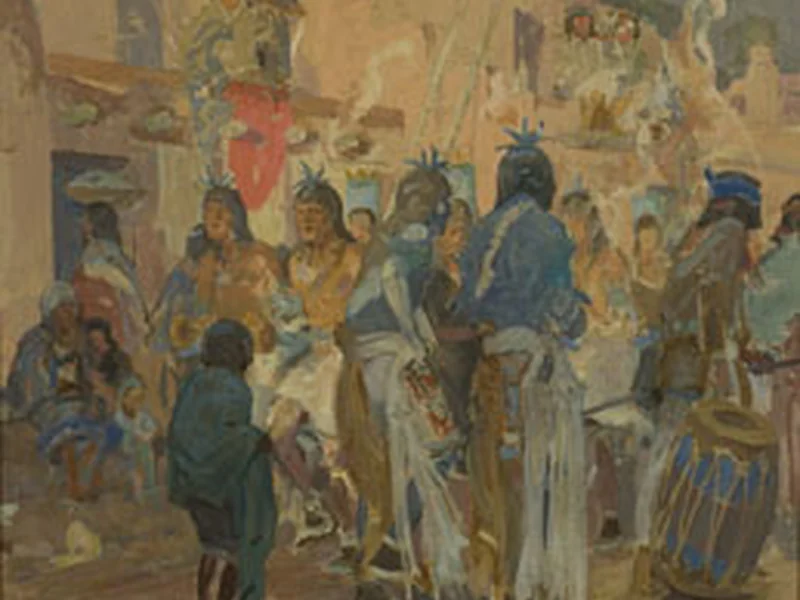 1881-Allen Tupper True - Danzatori del mais di Santo Domingo